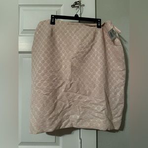 Cute Kasper sparkle pink tutu pencil skirt polka dots